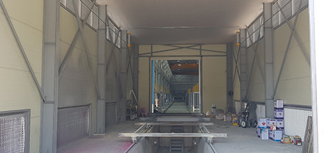 レンタルボックス用コンテナ工場