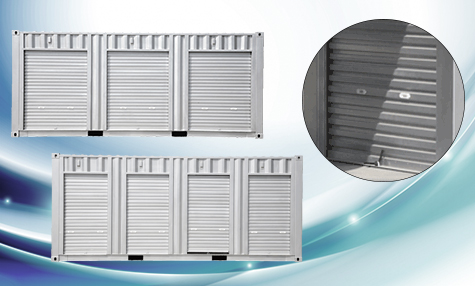 シャッター型レンタルボックス用コンテナ